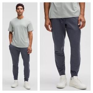 Lululemon Mens City Sweat Jogger Medium Navy Blue Casual Athleisure Activewear